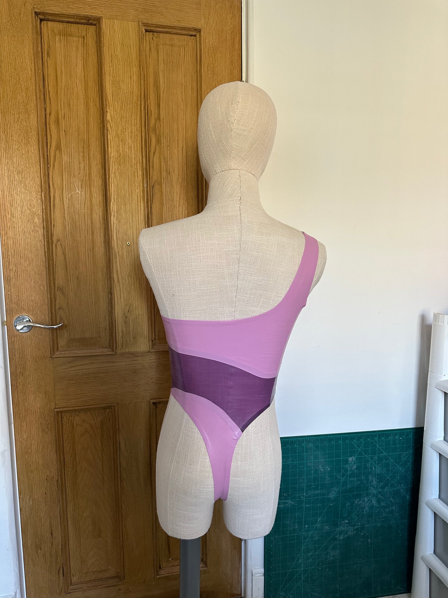 Lilac/ Translucent Lilac Superman Body flat crotch