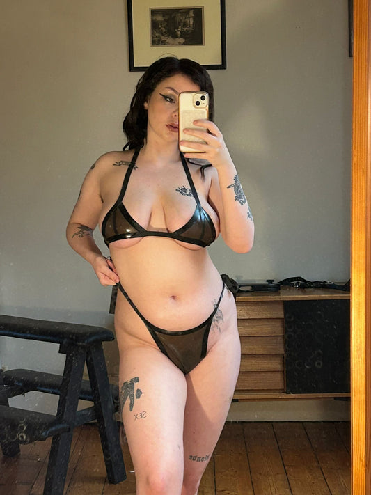 Bunny's Latex Micro Bikini