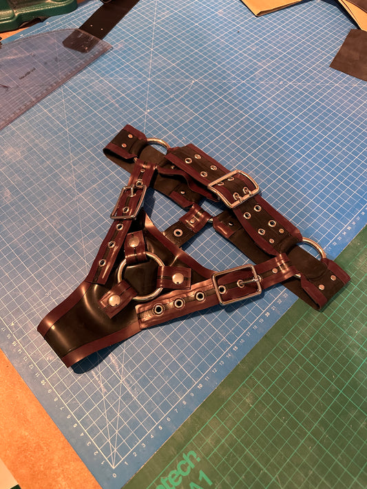 Latex Strap Harness