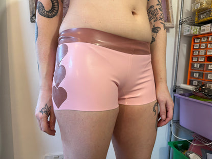 Heartbreaker Baby Pink Booty Shorts