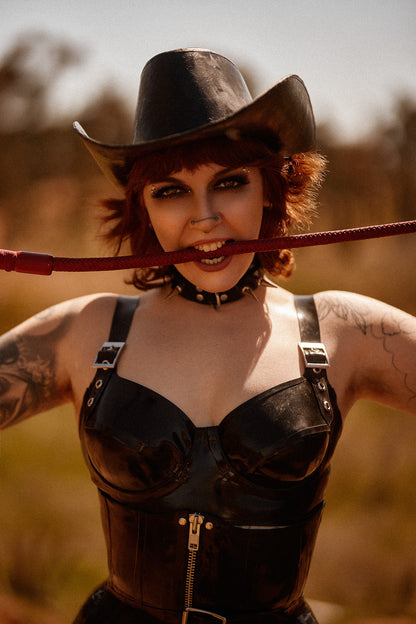 Lone Rider Latex Cowboy Hat