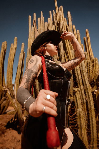 Lone Rider Latex Cowboy Hat