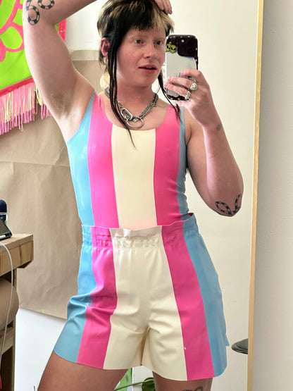Trans flag Shorts Sample