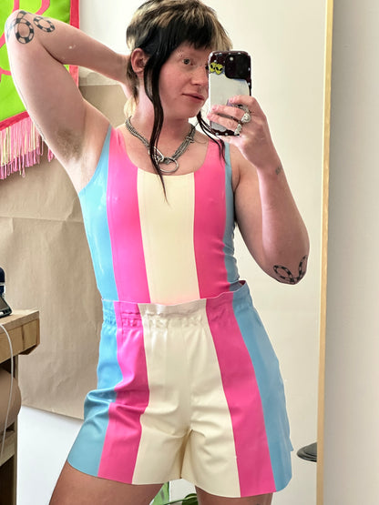 Trans flag Shorts Sample