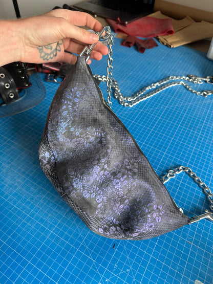 Lace Latex banana bag
