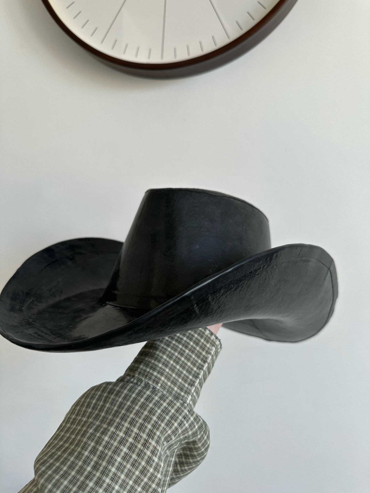 One Colour Latex Cowboy Hat